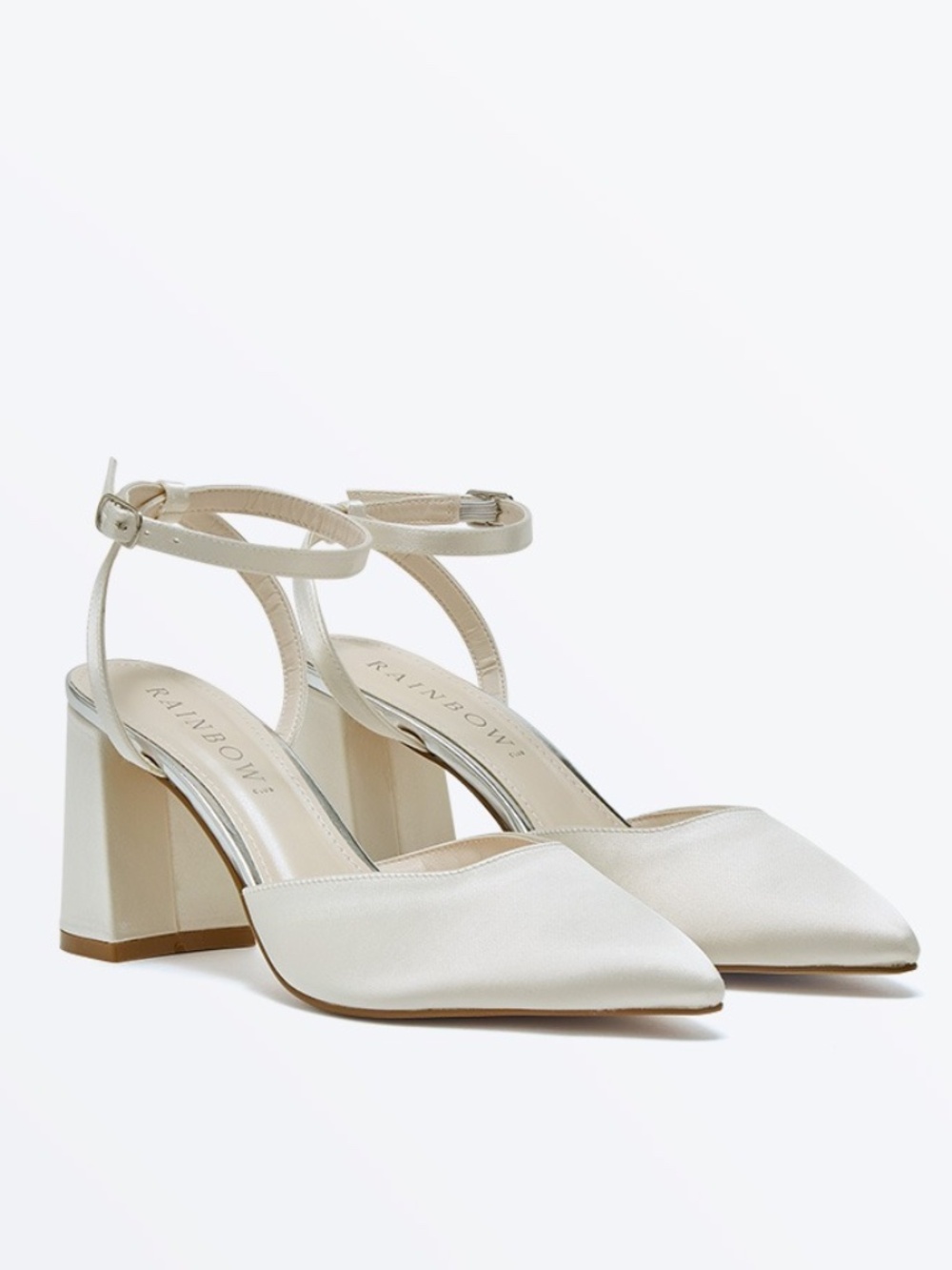 Aria - Flare Heel Wedding Shoes